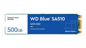 SSD, WD Blue SA510, M.2 2280, 500GB, SATA III